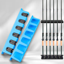 Load image into Gallery viewer, Wall-Mounted Fishing Rod Vertical Display Stand EVA Foam Snap Storage Stand With Non-Slip Bottom Holder Fishing Gear