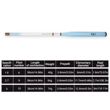 Load image into Gallery viewer, 38CM Ultra Short Portable Shrinkable Carbon Hand Rod 5H Strong Waist Strength Micro-Substance Children's Stream Rod