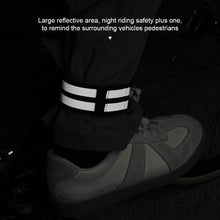 Load image into Gallery viewer, 1 Pair Bicycle Anti-Beam Belt High-Light Reflective Cycling Leg Widening Strap Night Running Arm Warning Belt Outdoor Riding Equipment