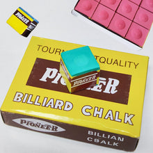 Load image into Gallery viewer, 1Box /12PCS Billiard Cue Tip Chalk Rod Head Non-Slip Powder Billiard Supplies