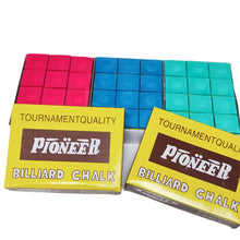 Load image into Gallery viewer, 1Box /12PCS Billiard Cue Tip Chalk Rod Head Non-Slip Powder Billiard Supplies
