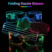 Load image into Gallery viewer, Wireless Luminous LED Glasses Halloween Christmas Birthday Neon Party Nightclubs LED Light-up Glasses Glow in the Dark