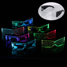 Load image into Gallery viewer, Wireless Luminous LED Glasses Halloween Christmas Birthday Neon Party Nightclubs LED Light-up Glasses Glow in the Dark