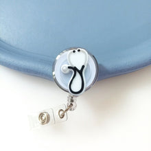 Load image into Gallery viewer, Cartoon Badge Reel Retractable ID Lanyard Name Tag Card Badge Holder Clip Doctor Nurse Office Supplies Credential Holder