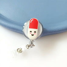 Load image into Gallery viewer, Cartoon Badge Reel Retractable ID Lanyard Name Tag Card Badge Holder Clip Doctor Nurse Office Supplies Credential Holder