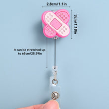 Load image into Gallery viewer, Cartoon Badge Reel Retractable ID Lanyard Name Tag Card Badge Holder Clip Doctor Nurse Office Supplies Credential Holder