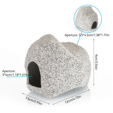 Load image into Gallery viewer, Purple Sand Aquarium Decoration Fish Shrimps Shelter House Pottery Landscaping Ornaments Decor Fish Tank Submarine Cave Decor