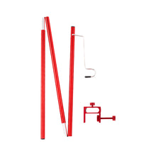 Load image into Gallery viewer, Outdoor Camping Folding Lamp Stand Aluminum Alloy Desktop Lamp Post Bracket Lighting Camp Hanging Stand Camping Hanging Lamp Post