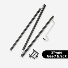 Load image into Gallery viewer, Outdoor Camping Folding Lamp Stand Aluminum Alloy Desktop Lamp Post Bracket Lighting Camp Hanging Stand Camping Hanging Lamp Post
