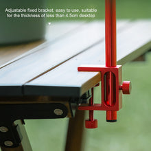 Load image into Gallery viewer, Outdoor Camping Folding Lamp Stand Aluminum Alloy Desktop Lamp Post Bracket Lighting Camp Hanging Stand Camping Hanging Lamp Post