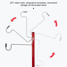 Load image into Gallery viewer, Outdoor Camping Folding Lamp Stand Aluminum Alloy Desktop Lamp Post Bracket Lighting Camp Hanging Stand Camping Hanging Lamp Post