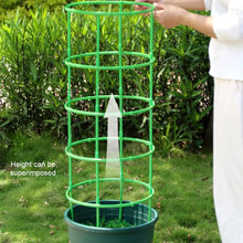 Load image into Gallery viewer, Plant Support Pile Half Round Climbing Vines Stake Bonsai Fixing Rod Garden Plant Stake Holder Flower Ring Support Rack