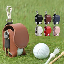 Load image into Gallery viewer, Golf Mini Double Ball Bag PU Golf Ball Bag Small Waist Bag Small Ball Bag Accessory Bag