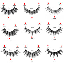 Load image into Gallery viewer, 10 Pair Set Thick False Eyelash Beautiful Eyelash Long Black Terrier Thick Eyelash Extend Ion Performance Decoration Eyelashes