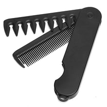 Load image into Gallery viewer, Multifuncional Portable Plastic Folding Pocket Combs Barber Men Oil Head Beard Combs Hair Styling Wide Tooth Combs