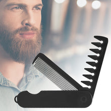 Load image into Gallery viewer, Multifuncional Portable Plastic Folding Pocket Combs Barber Men Oil Head Beard Combs Hair Styling Wide Tooth Combs