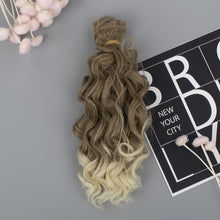Load image into Gallery viewer, 15cm Cotton Doll SD/BJD Ye Luo Li Doll High Temperature Silk Wig Hair Flakes Hair Curtains Instant Noodles Roll