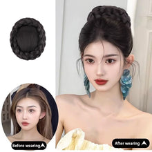 Load image into Gallery viewer, Maruko Hair Bun Wig Female Heiress Princess Head Simulated Hair Bun Hair Accessory Bride's Hair Bun Headband