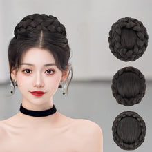 Load image into Gallery viewer, Maruko Hair Bun Wig Female Heiress Princess Head Simulated Hair Bun Hair Accessory Bride's Hair Bun Headband