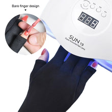 Load image into Gallery viewer, Half Finger Gloves for Sun Protection Women's Summer Driving UV Protection Cotton Thin Design Cycling Anti Slip Leak Proof Half Finger Nail Gloves