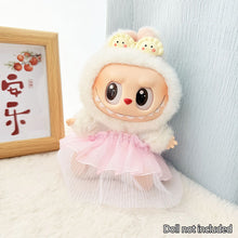 Load image into Gallery viewer, Miniature Saree and Dumpling Hair Clip Set for 17cm Labubu Dolls Cute DIY Doll Clothes Fashion Accessories Lovely Outfit Gifts for Girls Friends
