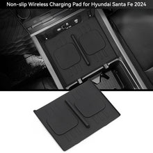 Load image into Gallery viewer, Car Phone Non-slip Wireless Charging Pad Charger Mat Silicone Protective Pad for Hyundai Santa Fe 2024 Accessories