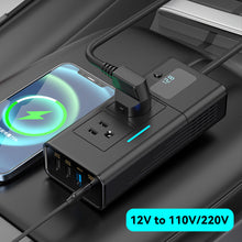 Load image into Gallery viewer, Car Converter 200W Inverter 12V to 220V 12V to 110V Power Converter 12V Vehicles