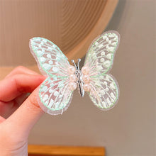 Load image into Gallery viewer, Lace Butterfly Hair Clip Sweet Fabric Embroidery Bangs Hairpin Cute Lively Butterfly Headwear Hair Accessories for Children