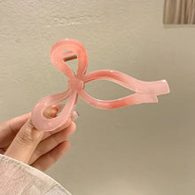 Load image into Gallery viewer, Elegant Bowknot Hair Clip Simple Temperamental Updo Hairpin Hair Claw Clip Multicolor Headwear Hair Accessory for Women