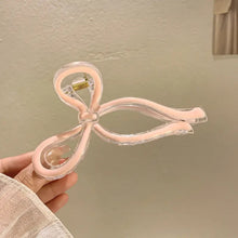 Load image into Gallery viewer, Elegant Bowknot Hair Clip Simple Temperamental Updo Hairpin Hair Claw Clip Multicolor Headwear Hair Accessory for Women