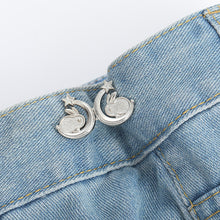 Load image into Gallery viewer, Multishaped Waist Buckle Detachable No-staple No-sew Button Durable Alloy Buckle Skirt Pants DIY Clothing Accessories