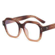 Load image into Gallery viewer, Fashionable Square Frame Blue-light-blocking Glasses Retro Decorative Glasses Comfortable Versatile Glasses for Adult