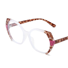 Load image into Gallery viewer, Oil Painting Style Large Frame Blue-light-blocking Glasses Fashionable Retro Colourful Decorative Glasses for Women