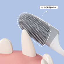 Load image into Gallery viewer, Soft Durable Color Contrast Long Handle Pet Toothbrush Deeply Clean Teeth Dirt Oral Cleaning Tool Finger Cover Pet Accessories