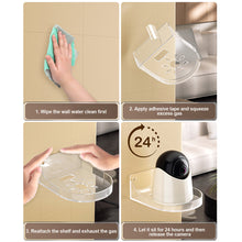 Load image into Gallery viewer, Wall Mount Floating Stand Shelf For Security Camera Mini Speaker Self Adhesive Punch-Free Security Surveillances Camera Holder