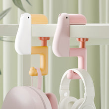 Load image into Gallery viewer, Cute Portable Desk Side Hanging Bag Hook Multifunctional Adjustable Table Bag Hanger Plastic Travel Bag Organizer