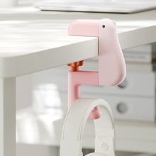 Load image into Gallery viewer, Cute Portable Desk Side Hanging Bag Hook Multifunctional Adjustable Table Bag Hanger Plastic Travel Bag Organizer