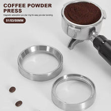 Load image into Gallery viewer, Coffee Catcher Ring Anti-fly Powder Ring Grinder Catcher Ring 51mm 53mm 58mm Coffee Handle Cloth Powder Dosing Ring Coffee Tools
