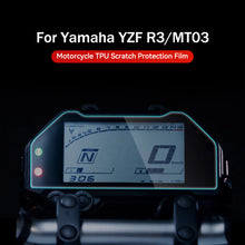 Load image into Gallery viewer, Motorcycle TPU Scratch Protection Film Accessories Screen Protector Cover Guard Instrument Dashboard For Yamaha MT-03 MT-25 R3 R25 MT03 2019-2023