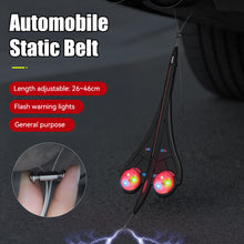 Load image into Gallery viewer, Car Anti Static Strip Anti Static with LED Electrostatic Earth Belt Length Adjustment Auto Grounding Strip