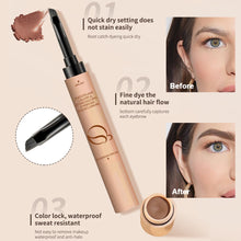 Load image into Gallery viewer, Eyebrow Dyeing Styling Cream Waterproof Sweat Resistant Makeup Holding Non Fading Non Smudging Smooth Natural Wild Eyebrow Pencil