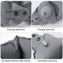 Load image into Gallery viewer, Neck Compression Inflatable U-shaped Pillow Portable Neck Pillow Compact Easy To Store Travel Car Airplane Neck Pillow Inflatable Pillow