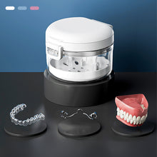 Load image into Gallery viewer, Portable Orthodontic Retainer Invisible Braces Box Braces Storage Box Soaking Invisible Teeth Denture Cleaning
