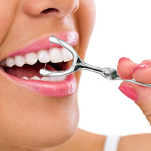 Load image into Gallery viewer, Stainless Steel Toothpick Dental Floss Portable Dental Floss 304 Oral Care Cleaning Gaps Tartar Y Shape Flossing Toothpick