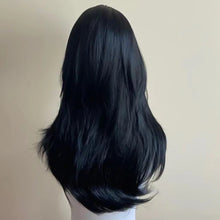 Load image into Gallery viewer, Wig Female Full Headset Simulated Hair Rose Hair Mesh Style French Hairband High Level Simulated Hair Wig
