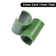 Load image into Gallery viewer, 10pcs/set Connecting Clip Vegetable Planting Flower Greenhouse Round Tube Vine Climbing Frame Plastic Wrapped Steel Pipe Gardening Accessories