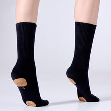 Load image into Gallery viewer, 1 Pair Mid-Tube Dance Socks With Anti-Slip Wear-Resistant Sole Leather Sports Yoga Multi-Color Cotton Socks