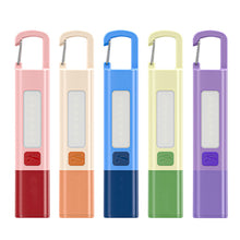 Load image into Gallery viewer, Portable Mini High-Lighted Flashlight Three-Speed Adjustable Telescopic Zoom Camping Work Light USB Charging