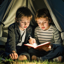 Load image into Gallery viewer, Portable Mini High-Lighted Flashlight Three-Speed Adjustable Telescopic Zoom Camping Work Light USB Charging