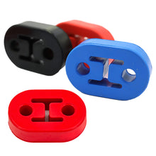 Load image into Gallery viewer, 1PC General Motors Two-Hole Exhaust Pipe Lifting Lug Modification Plus Long Muffler Lifting Lug Shock Absorber Buffer Hanging Glue